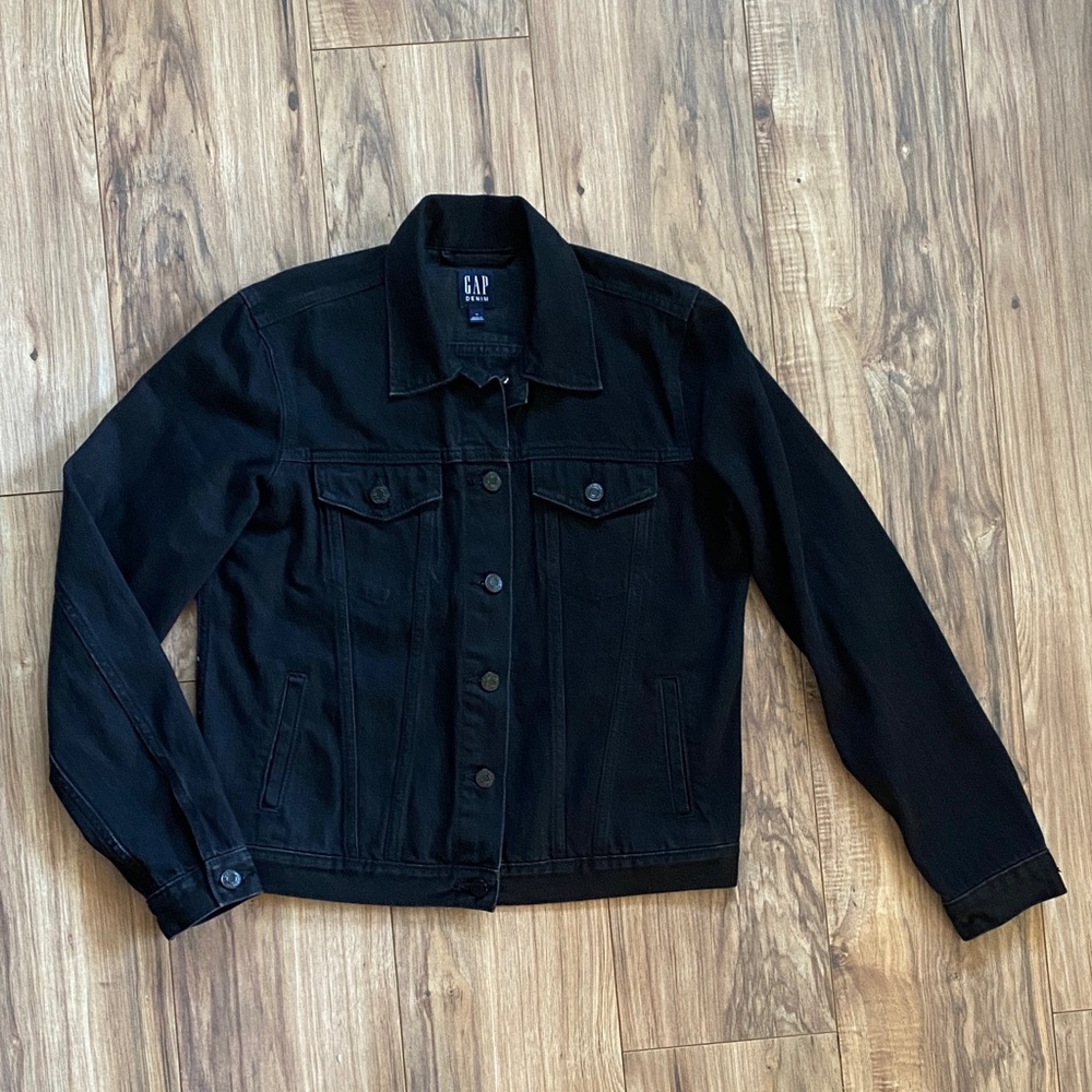GAP black denim jacket